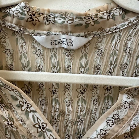 ✨ FP VINTAGE 90s button down blouse - Picture 5 of 5